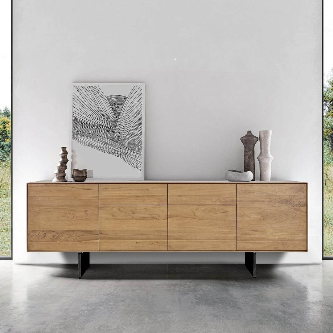 Kenzo Solid Teak Sideboard