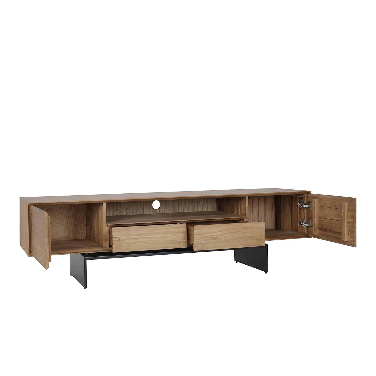 KENZO ENTERTAINMENT UNIT WITH 2 DOORS 2 DRAWERS