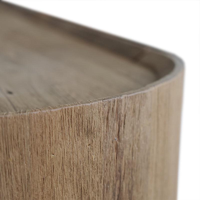 KUNO CURVED BUFFET SIDEBOARD WITH 4 DOORS