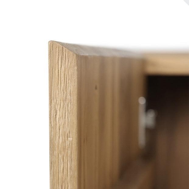 KUNO CURVED BUFFET SIDEBOARD WITH 4 DOORS