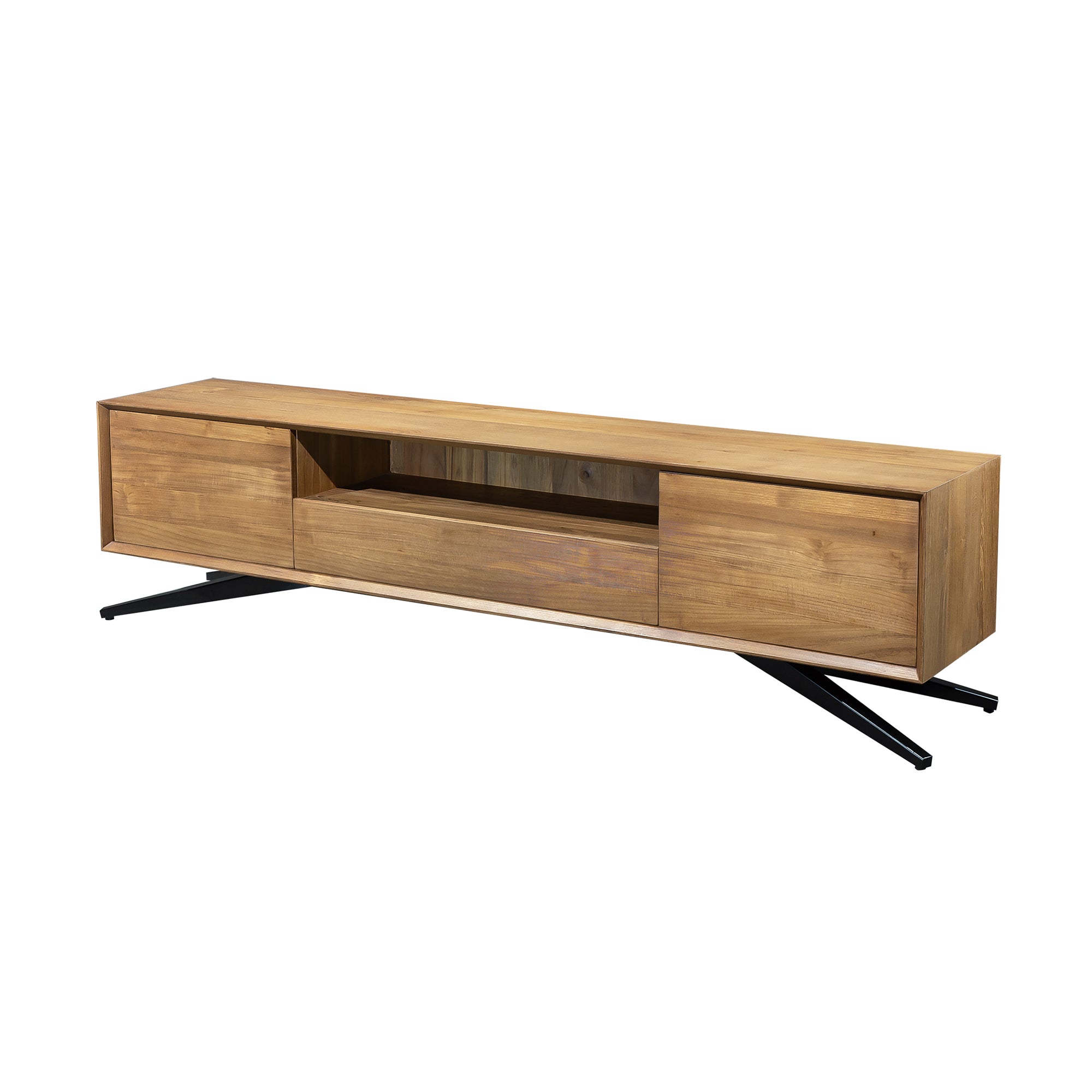 VICTORY ENTERTAINMENT UNIT WITH SINGLE DRAWER AND 2 DOORS