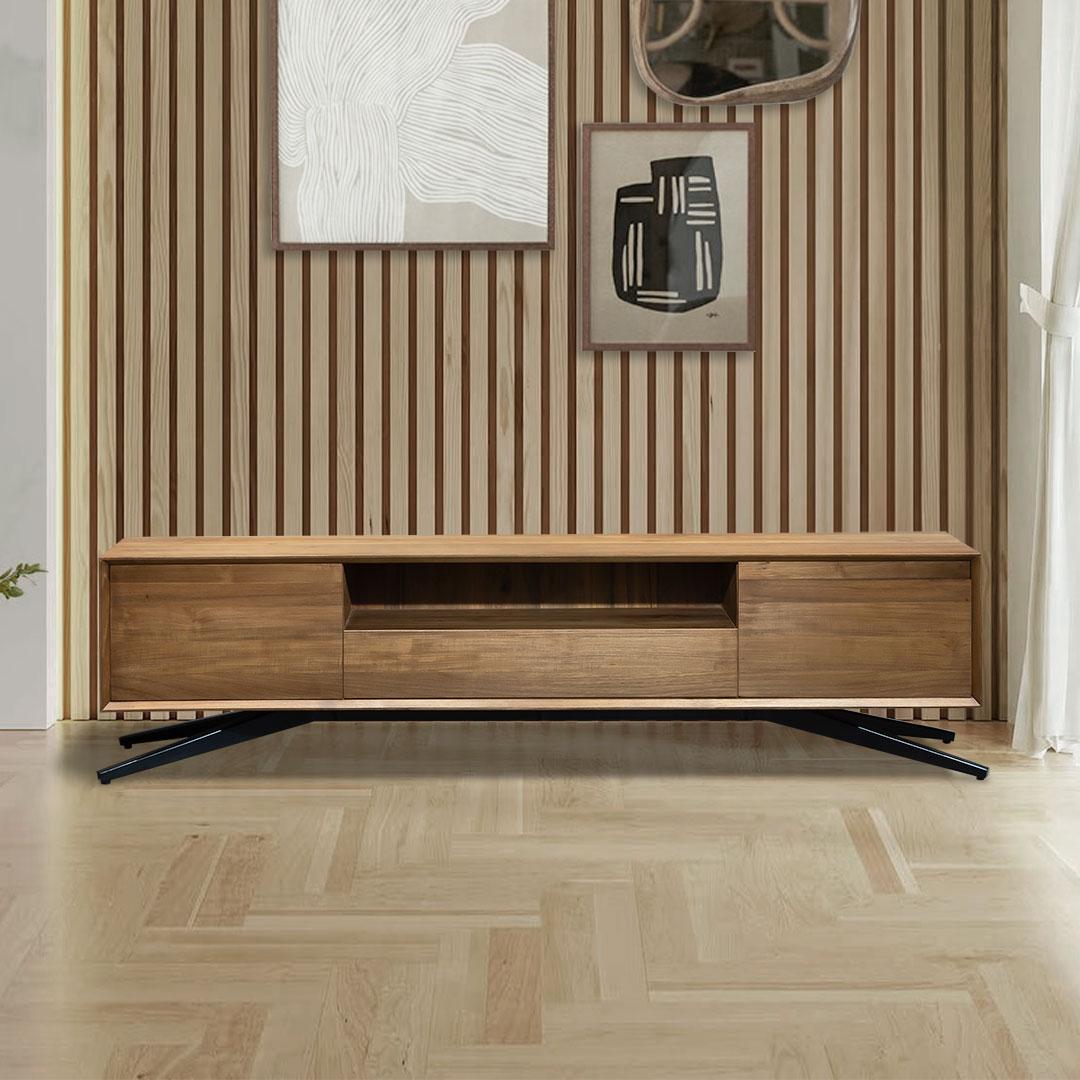 VICTORY ENTERTAINMENT UNIT WITH SINGLE DRAWER AND 2 DOORS