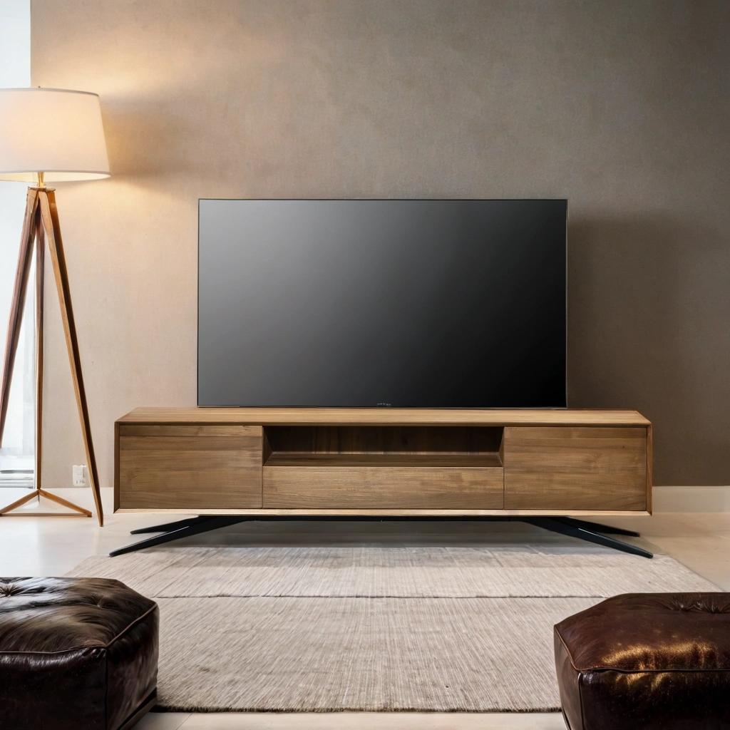 VICTORY ENTERTAINMENT UNIT WITH SINGLE DRAWER AND 2 DOORS