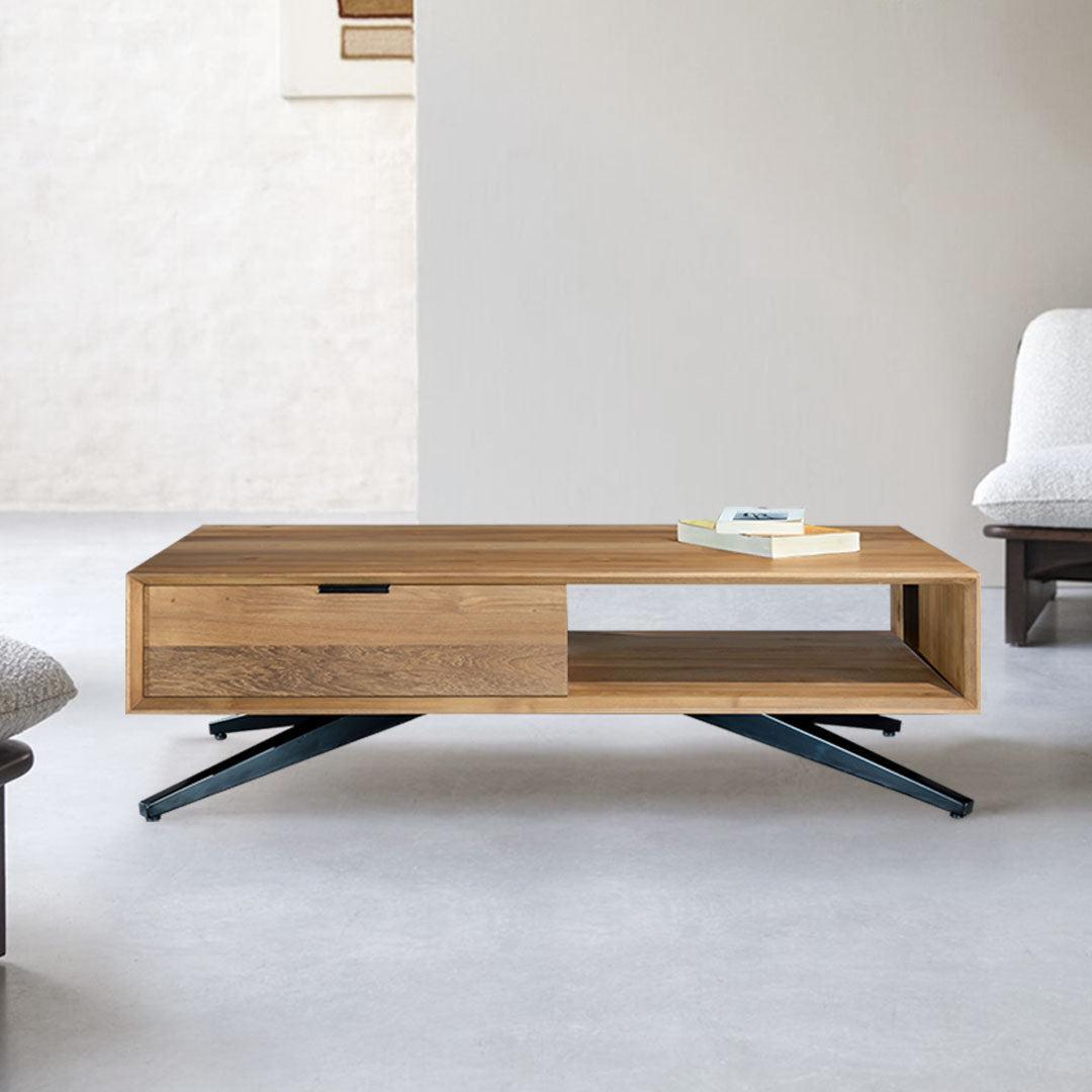 VICTORY COFFEE TABLE WITH 2 DRAWERS