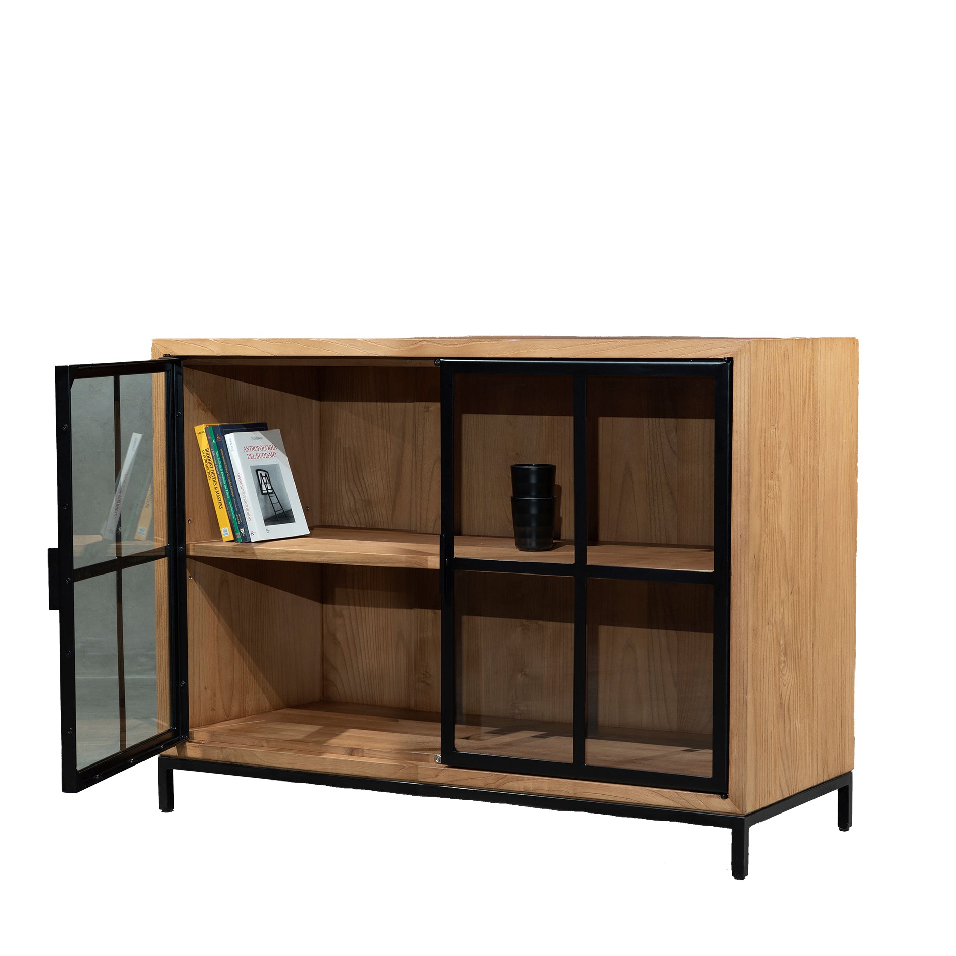 JIWA BUFFET SIDEBOARD WITH 2 GLASS DOORS