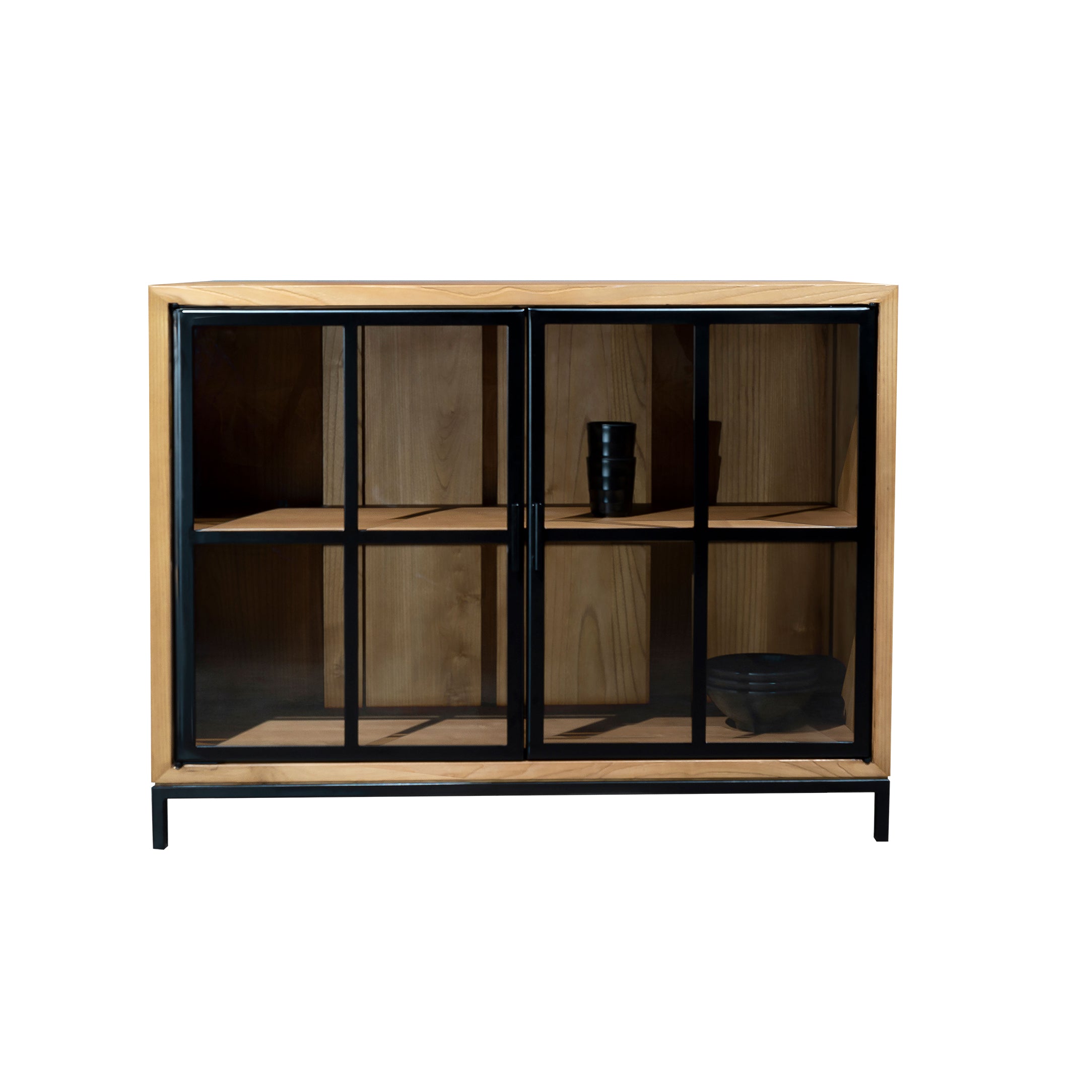 JIWA BUFFET SIDEBOARD WITH 2 GLASS DOORS