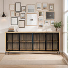 JIWA BUFFET SIDEBOARD WITH 4 GLASS DOORS