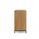 Buffet Sideboard With 3 Drawers and 2 Glass Doors Recycled Teak | Jiwa