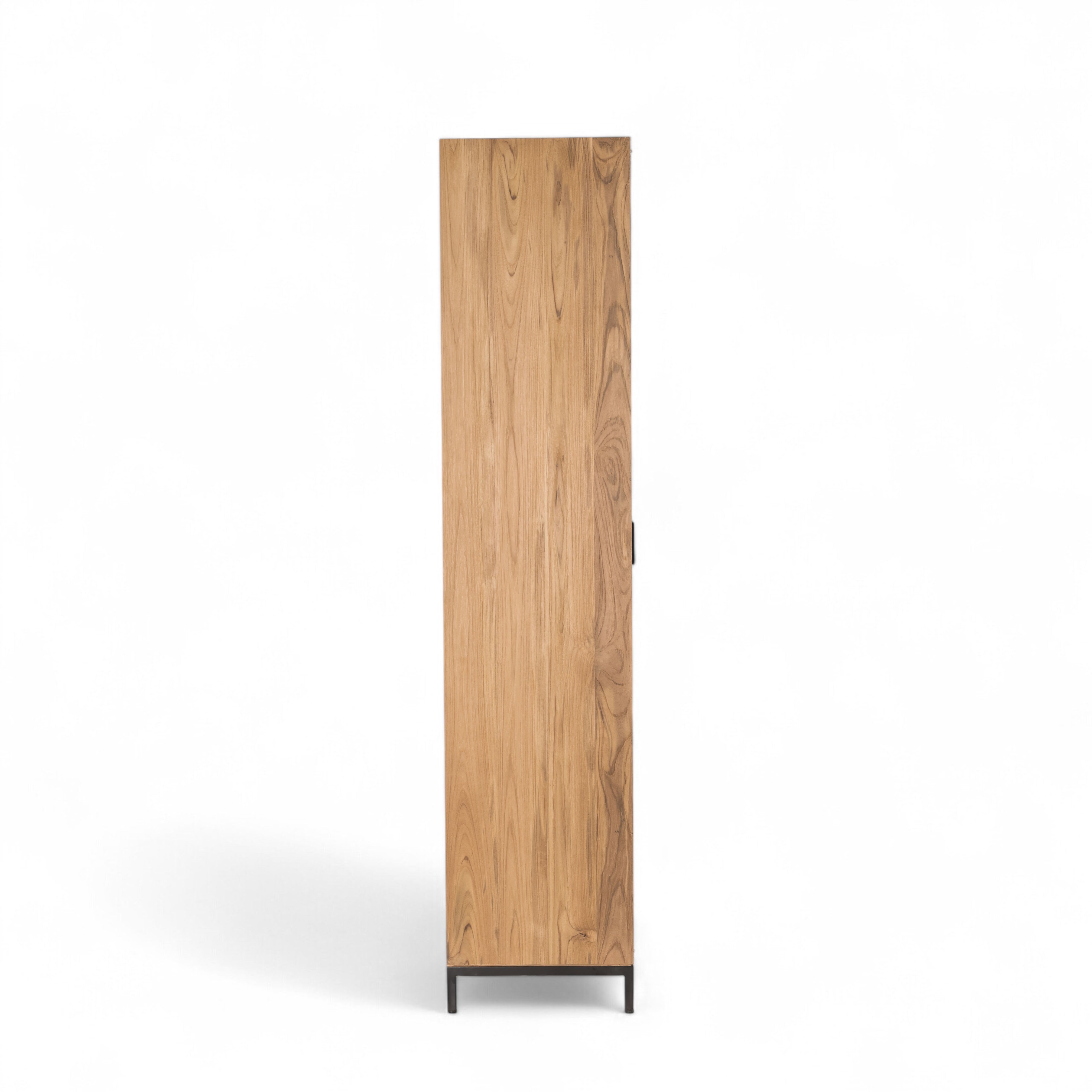 Display Cabinet 2 Glass Doors Recycled Teak | JIwa