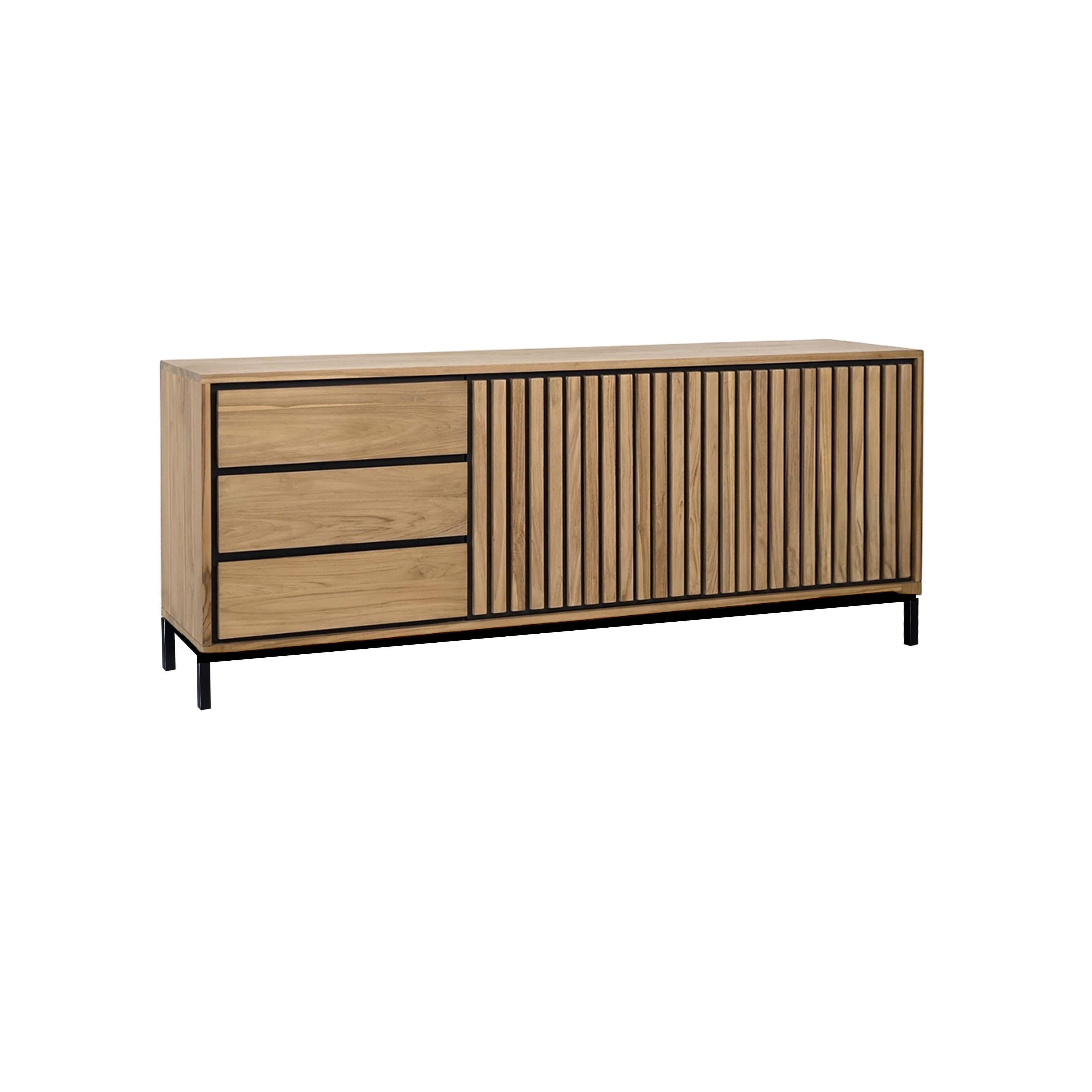 LINES BUFFET SIDEBOARD WITH 2 DOORS AND 3 DRAWERS