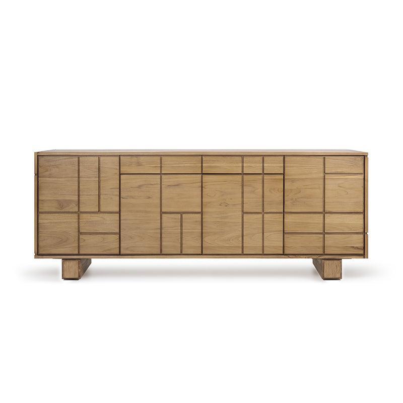 MONDRIAN BUFFET SIDEBOARD WITH 4 DRAWERS AND 4 DOORS