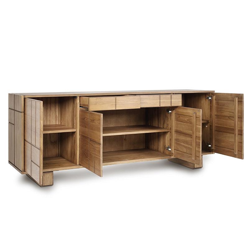 MONDRIAN BUFFET SIDEBOARD WITH 4 DRAWERS AND 4 DOORS