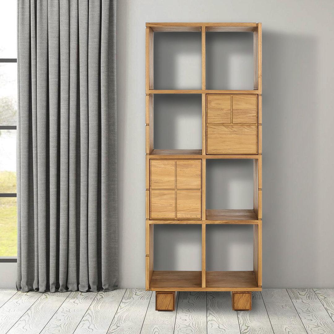 MONDRIAN SHELVING UNIT WITH 2 DOORS