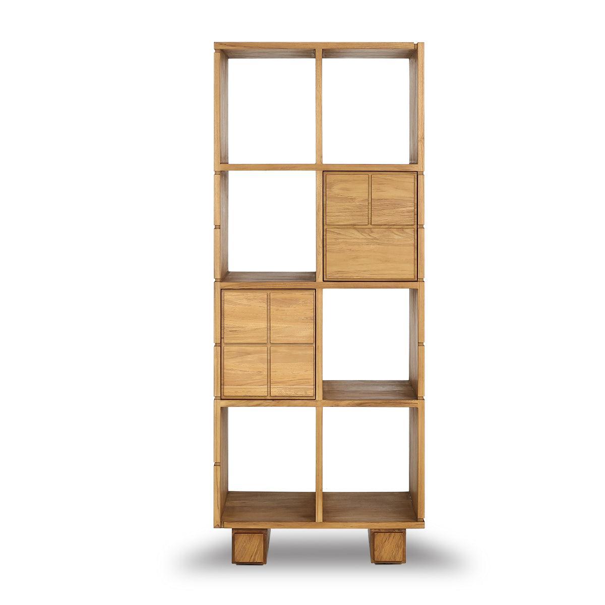 MONDRIAN SHELVING UNIT WITH 2 DOORS
