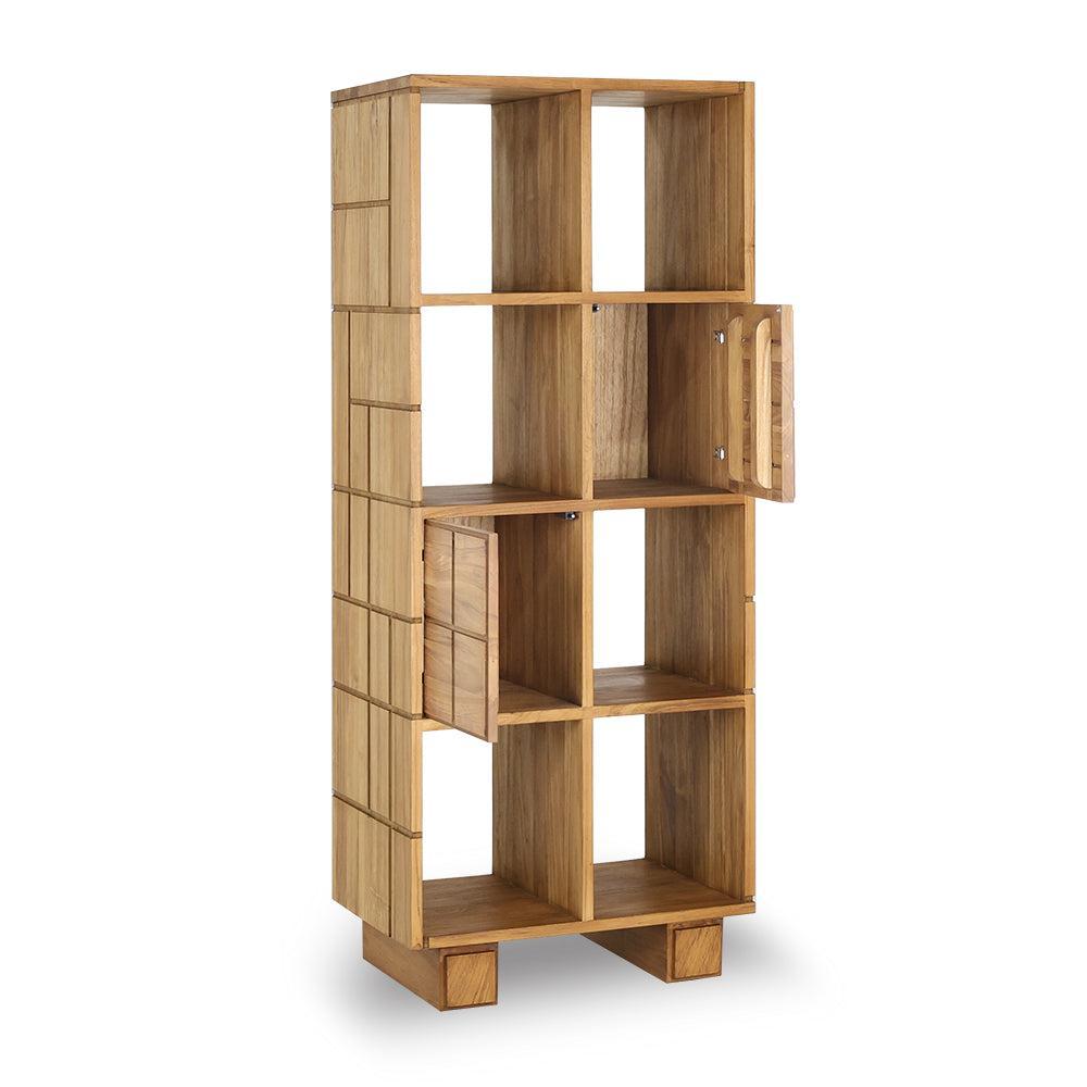 MONDRIAN SHELVING UNIT WITH 2 DOORS