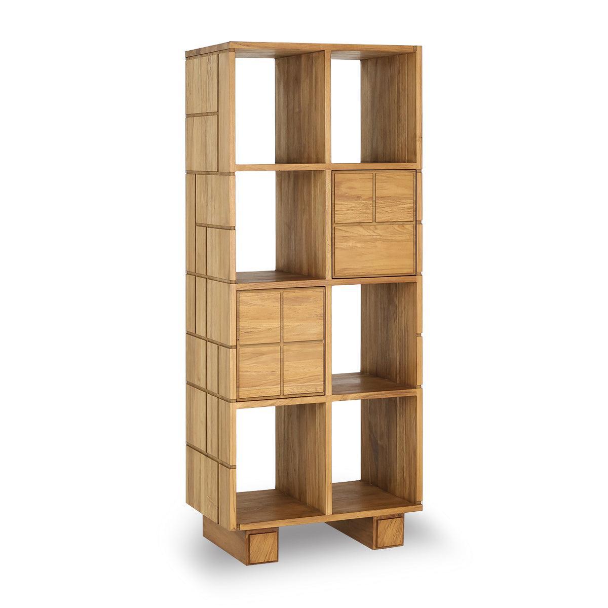 MONDRIAN SHELVING UNIT WITH 2 DOORS