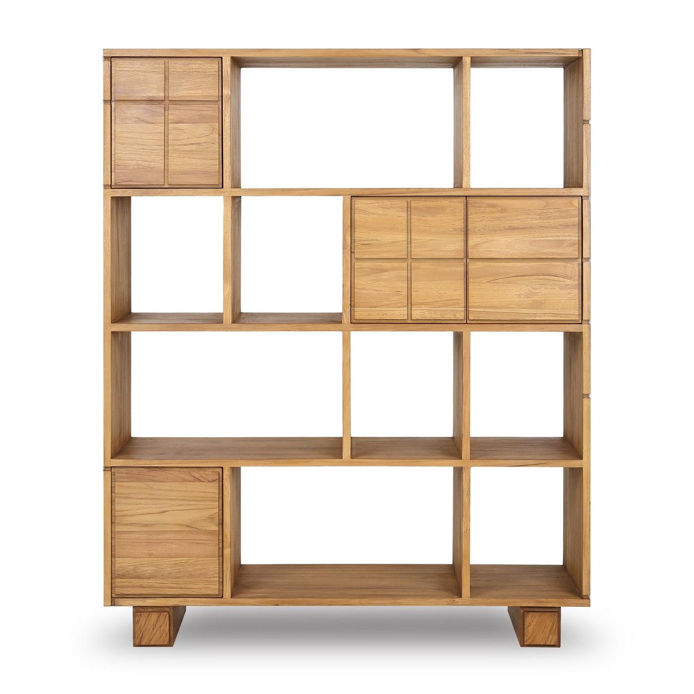 MONDRIAN SHELVING UNIT WITH 4 DOORS