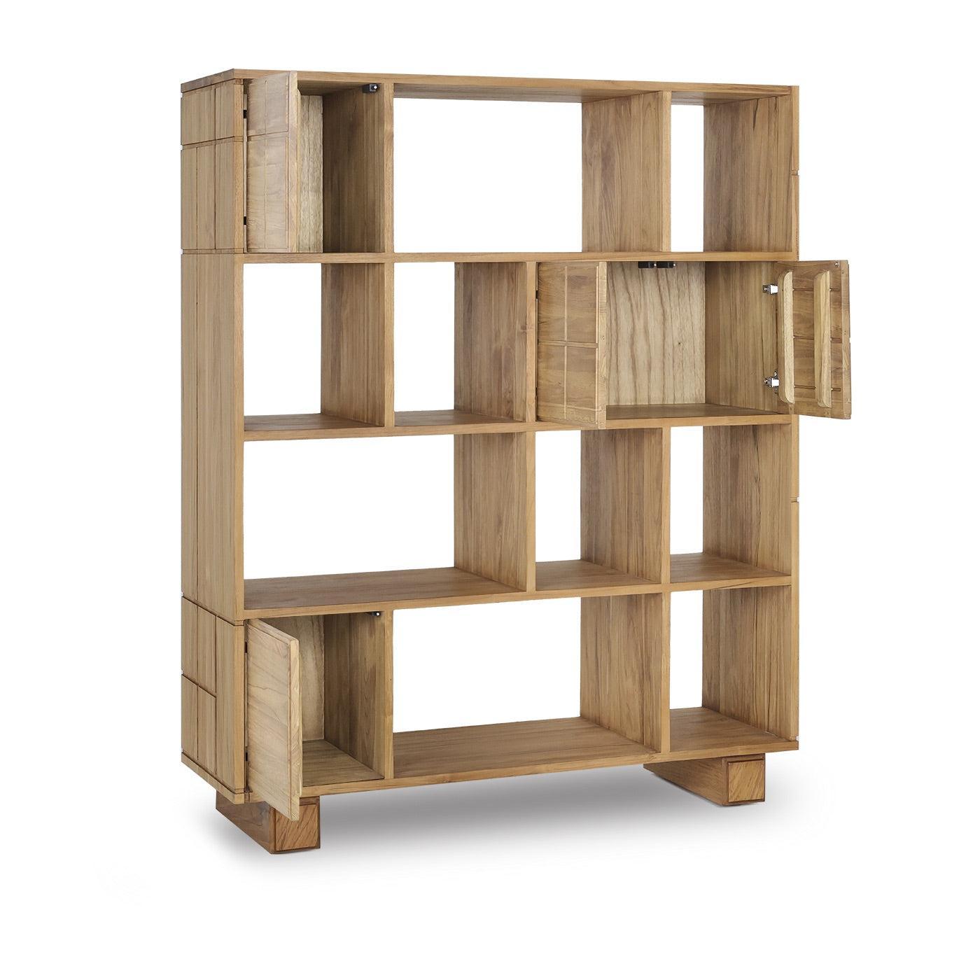 MONDRIAN SHELVING UNIT WITH 4 DOORS