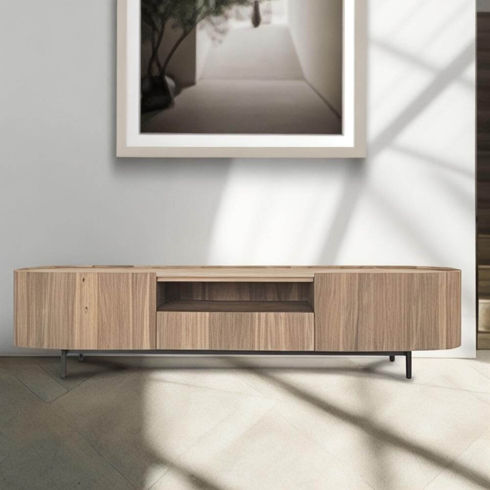 KUNO ENTERTAINMENT UNIT WITH 2 DOORS 2 DRAWER