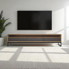 Entertainment Unit Lowline With 3 Drawers Recycled Teak | Citra