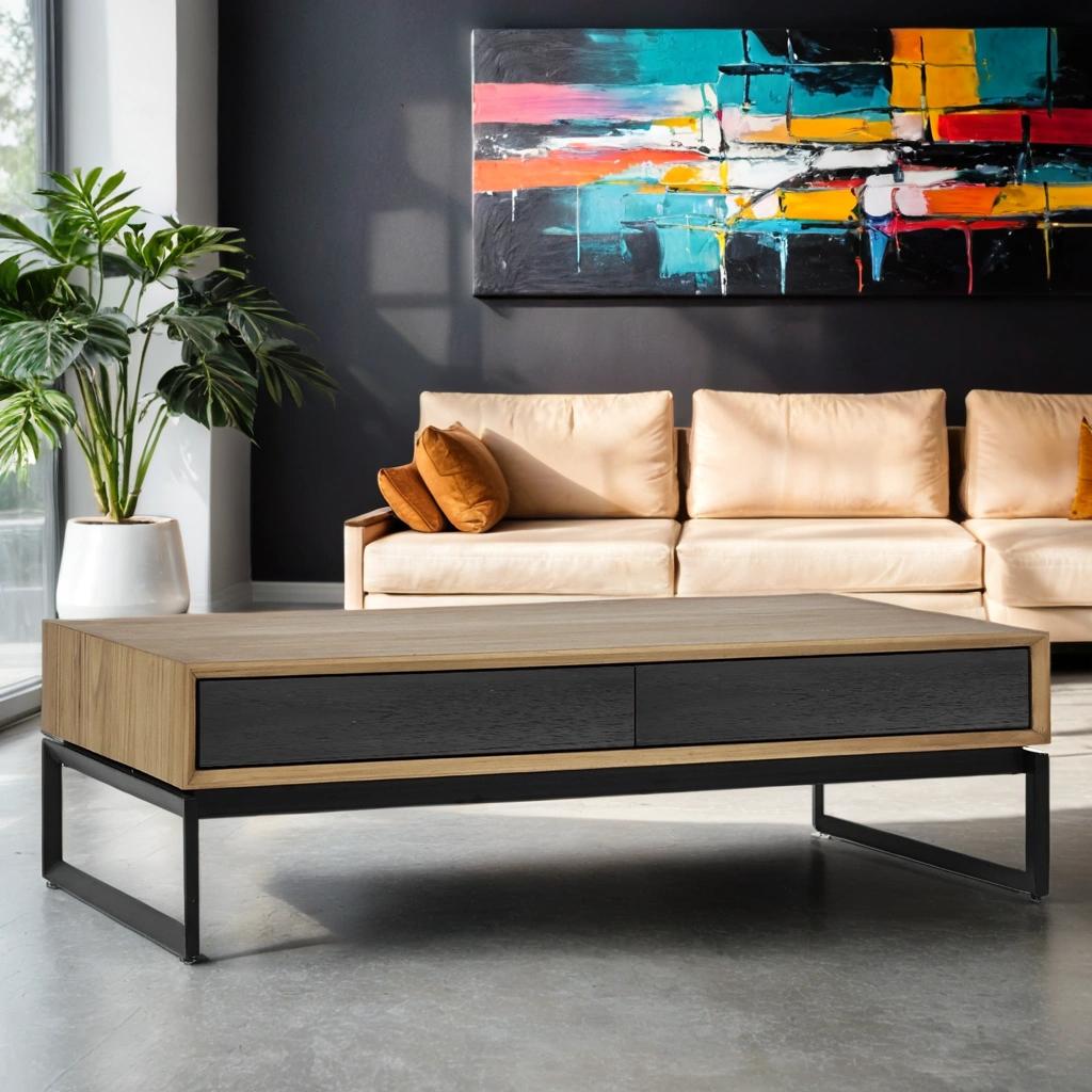 CITRA COFFEE TABLE WITH 2 DRAWERS