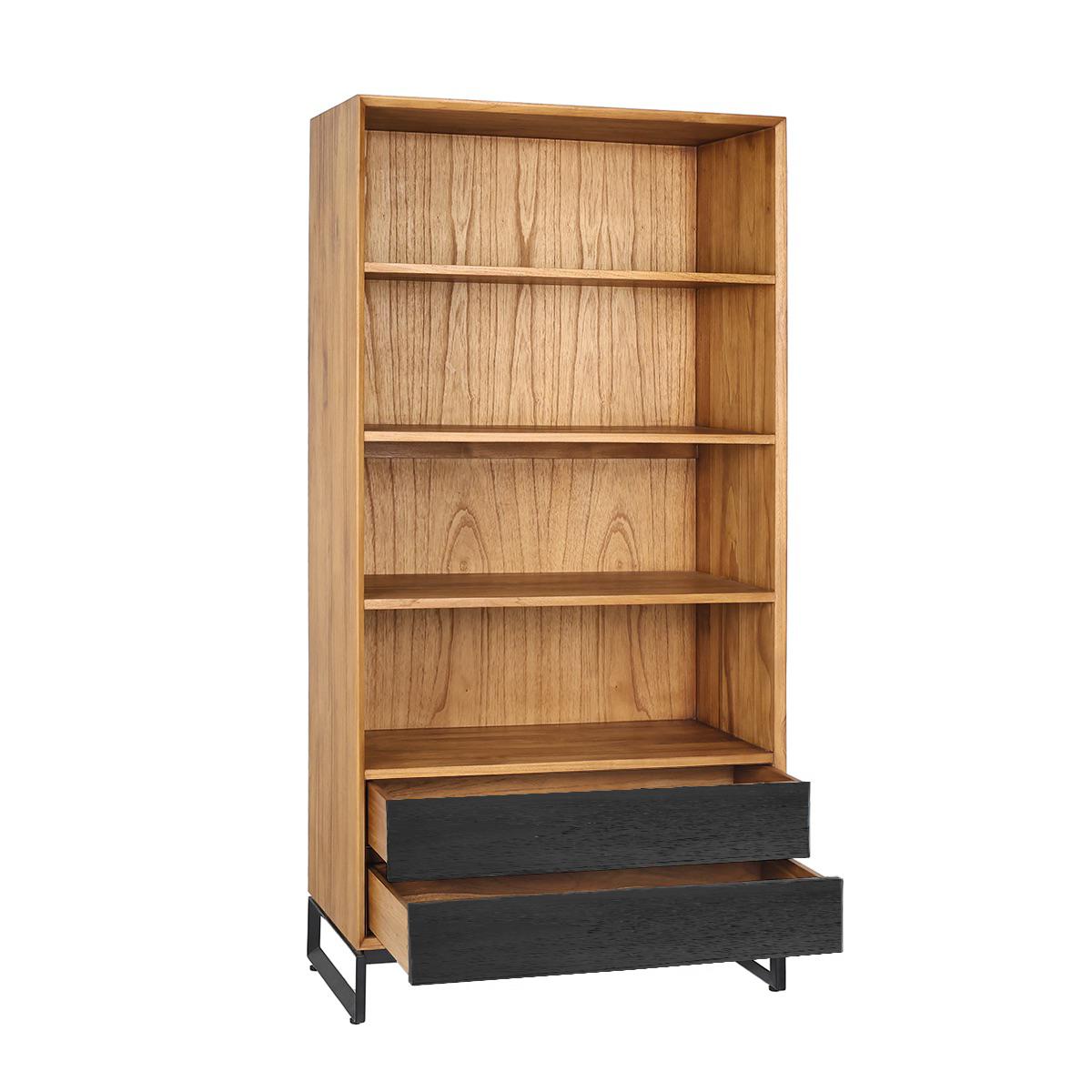 CITRA BOOKCASE WITH 2 DRAWERS