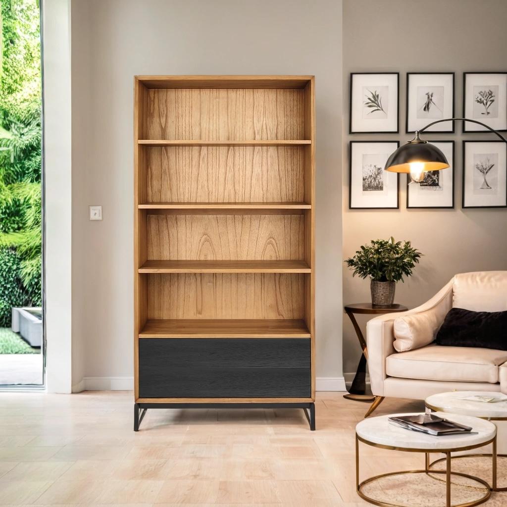 CITRA BOOKCASE WITH 2 DRAWERS