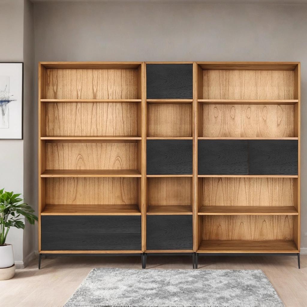 CITRA BOOKCASE WITH 2 DRAWERS