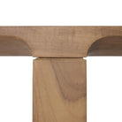 Glide reclaimed teak dining table legs