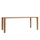 Glide reclaimed teak dining table