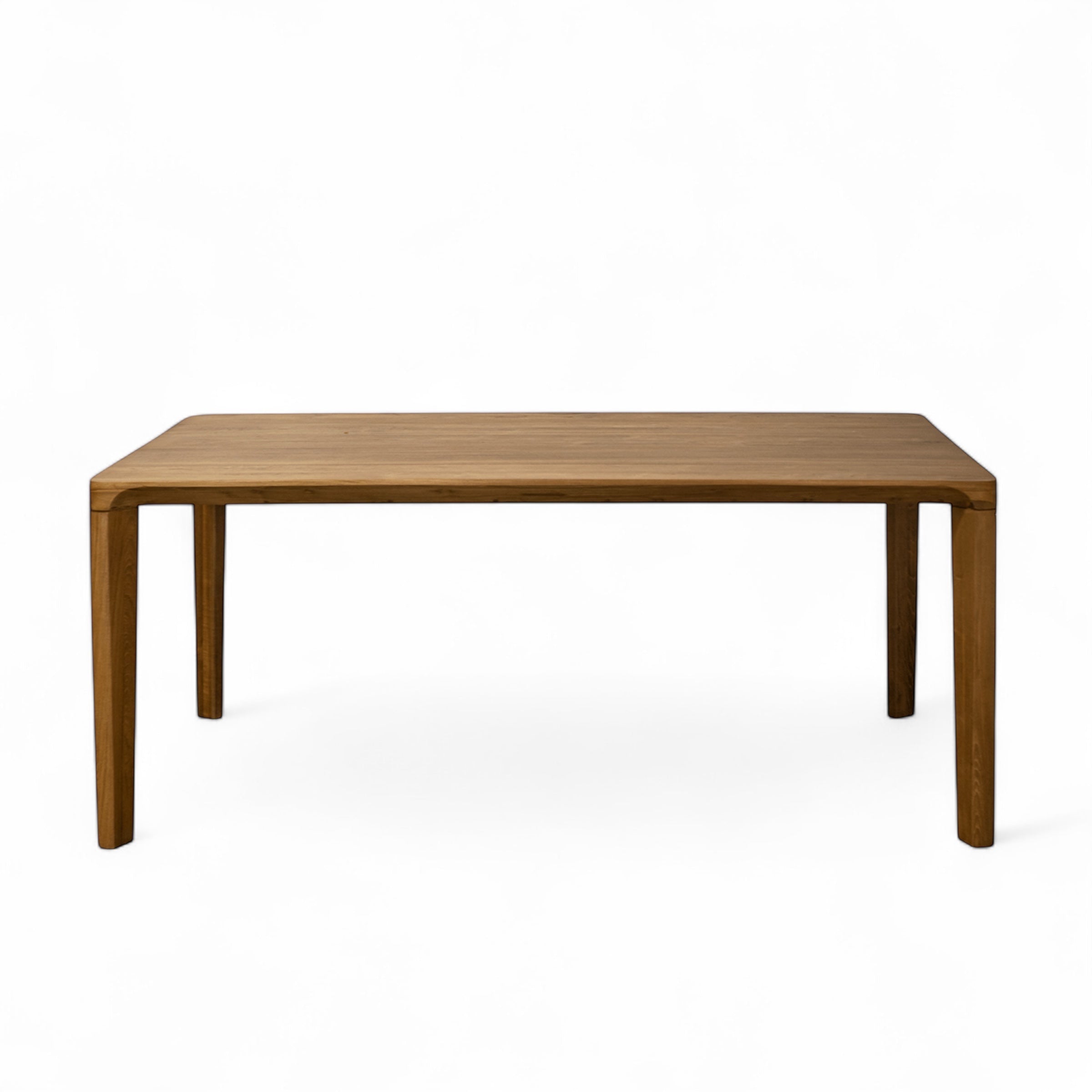 Glide reclaimed teak dining table