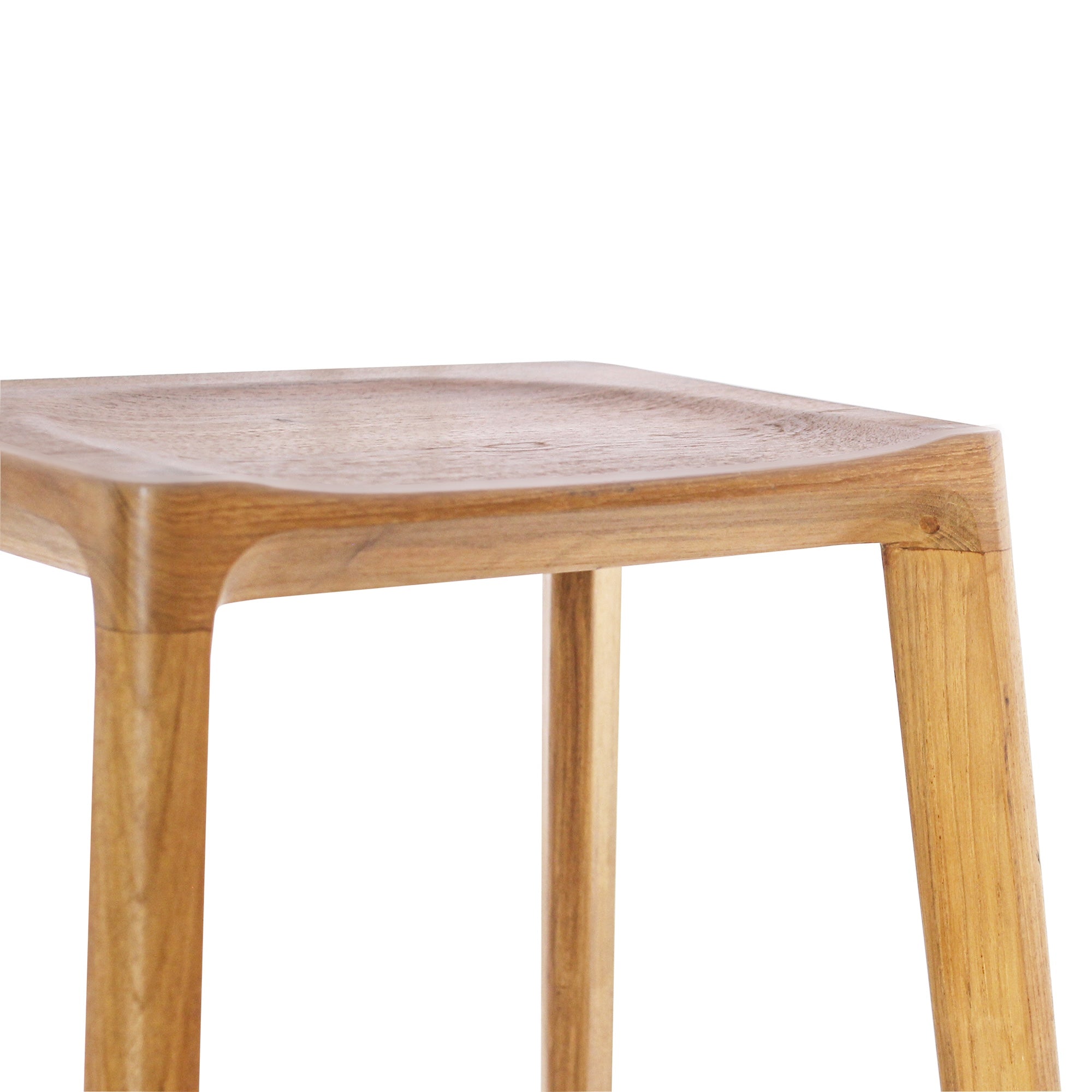 GLIDE TEAK STOOL