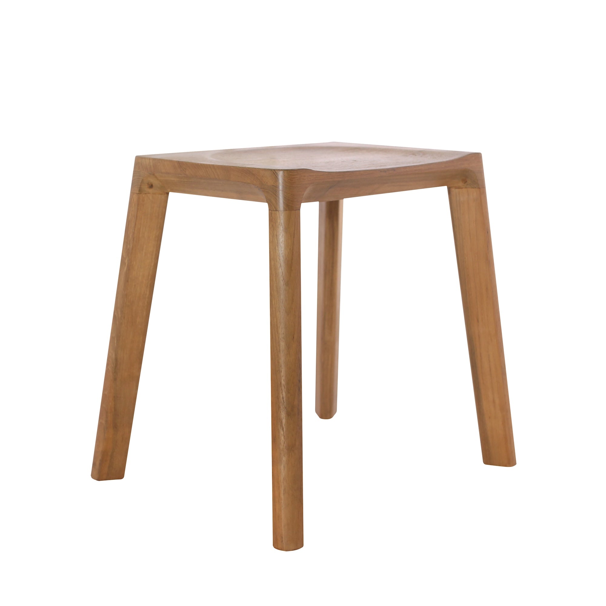 GLIDE TEAK STOOL