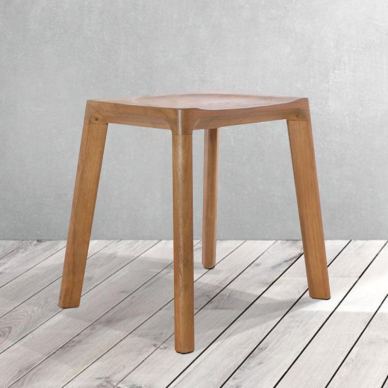 GLIDE TEAK STOOL