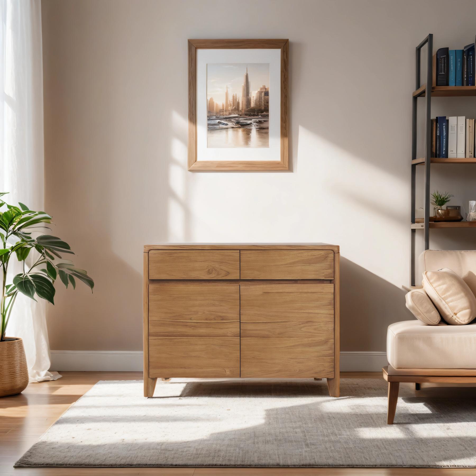 GLIDE BUFFET SIDEBOARD WITH 2 DRAWERS AND 2 DOORS