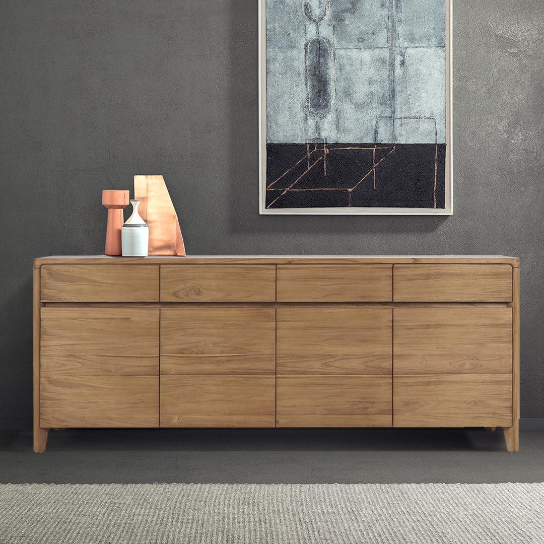 GLIDE BUFFET SIDEBOARD WITH 4 DRAWERS AND 4 DOORS