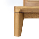 GLIDE King & Queen Beds – Solid Recycled Teak with Natural Loom Headboard