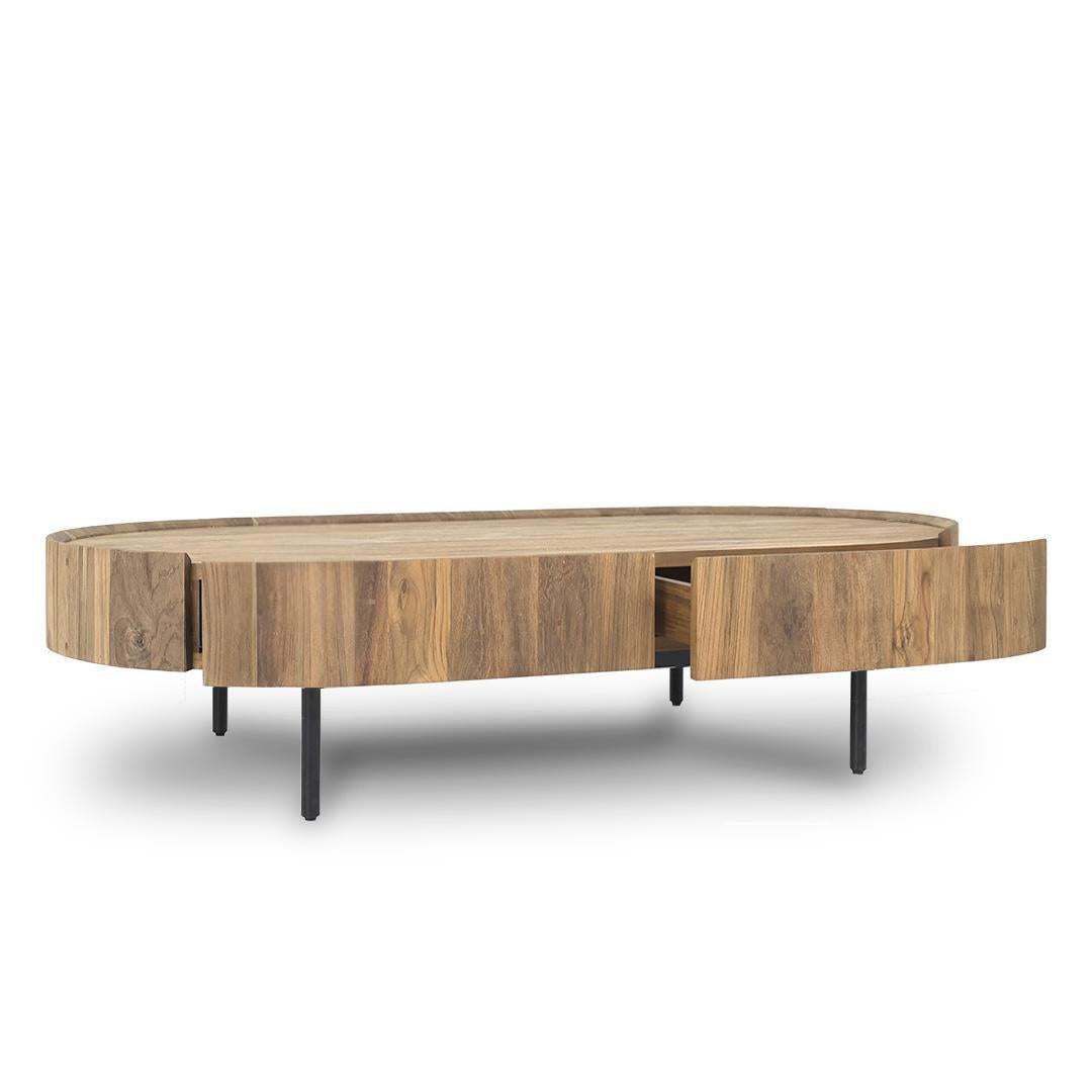 KUNO COFFEE TABLE WITH 2 DRAWERS