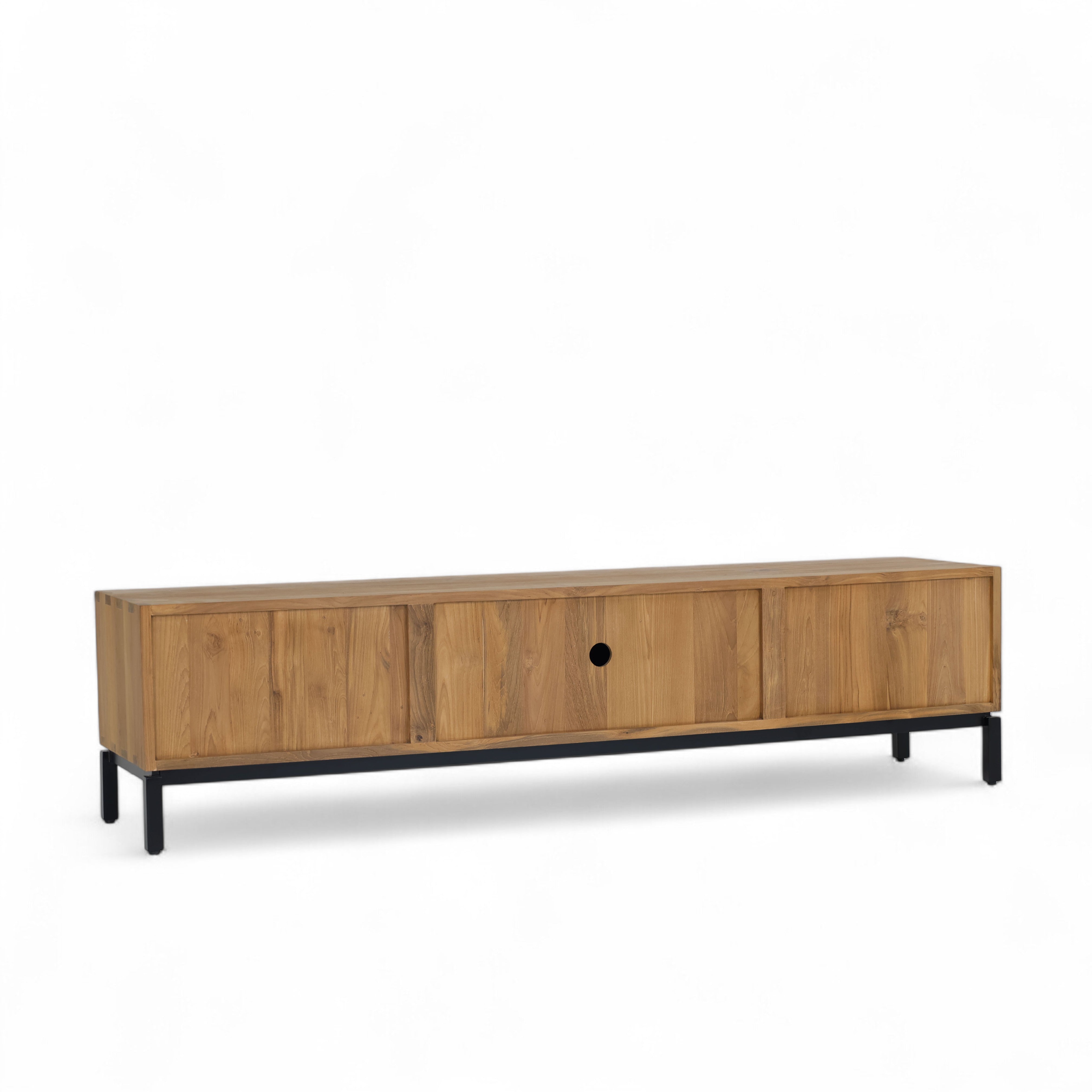 Lines Teak TV Entertainment Unit