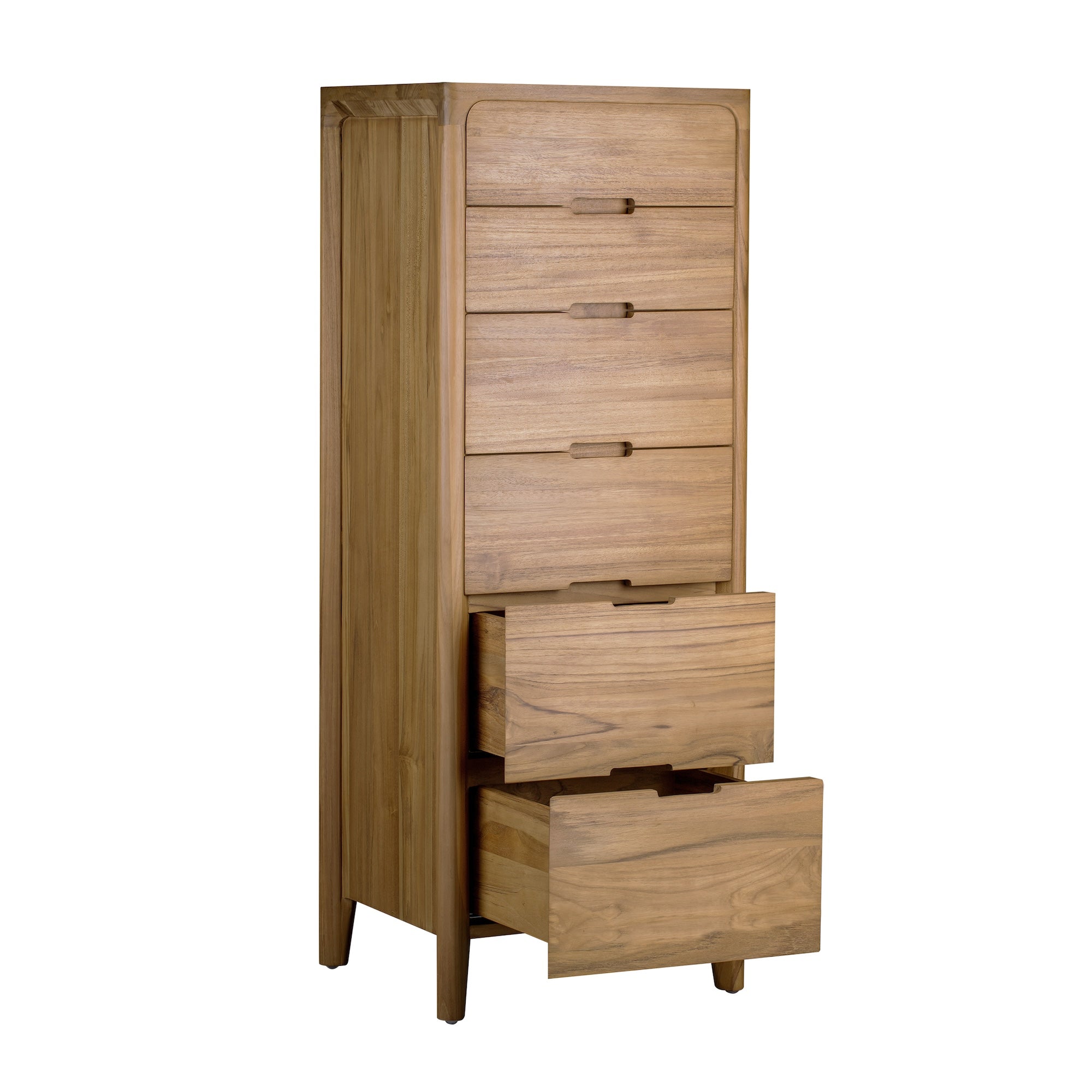 GLIDE TALL BOY WITH 6 DRAWERS