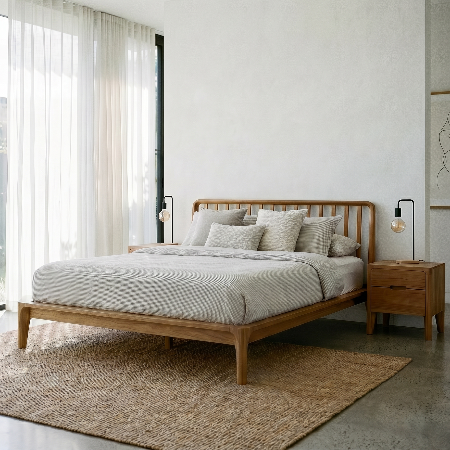 Teak Bedroom Furniture Dresser 