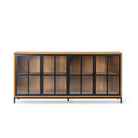 Buffet Sideboard With 4 Glass Doors Recycled Teak | Jiwa