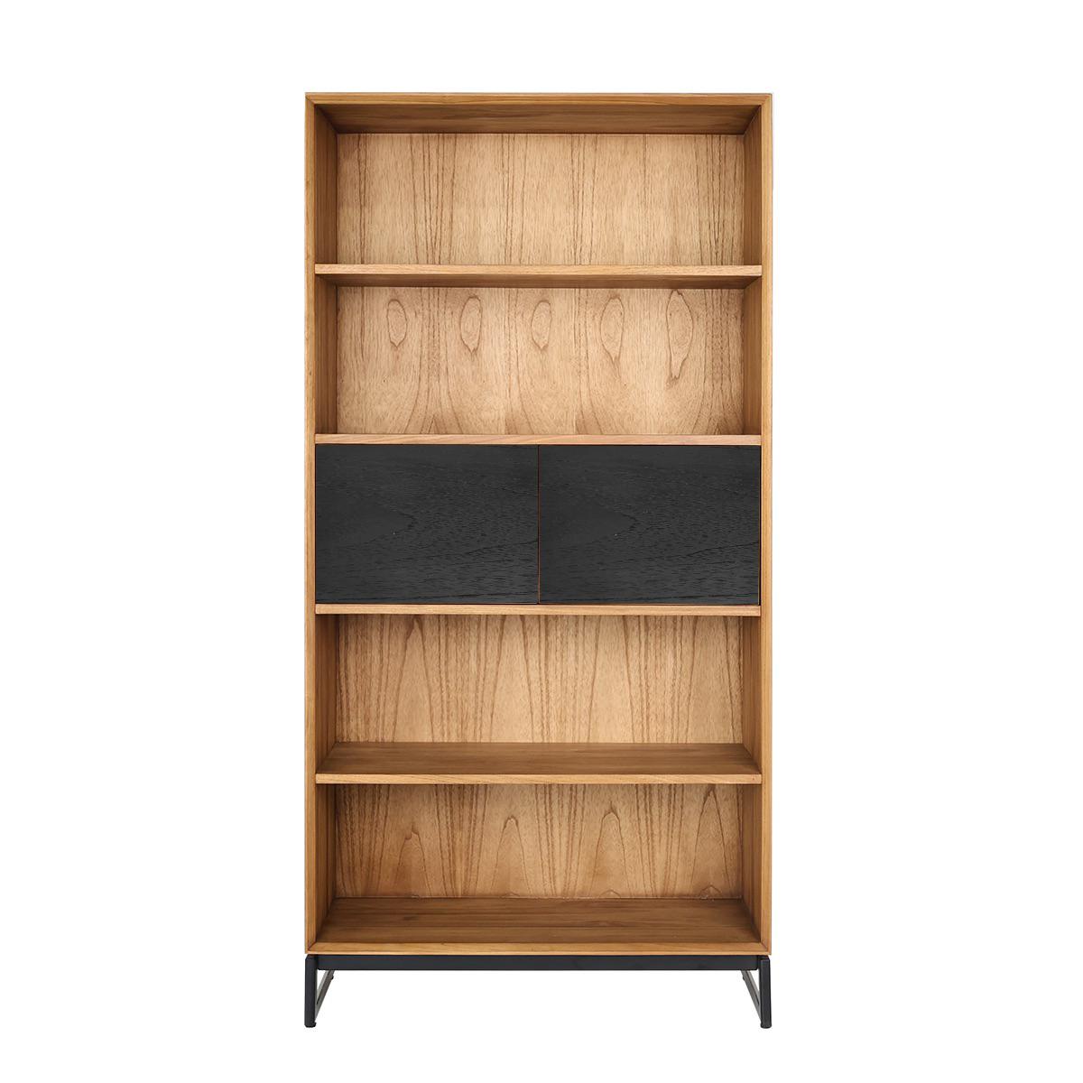 CITRA | Teak Bookcase with 2 Doors | ReTeka