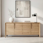 TALIA teak buffet sideboard in a modern room 