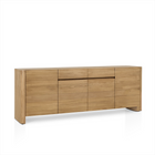 Mila Teak Buffet Sideboard With 2 Drawers and 4 Doors